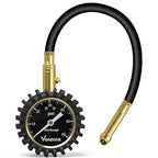 Vondior Tire Pressure Gauge with Tube (0-60 PSI), Air Pressure Gauge Certified ANSI Accurate with Large Easy to Read Glow Dial, Tire Pressure Gauge for Car Trucks Bicycle Tires