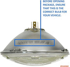 SYLVANIA - H6024 SilverStar Sealed Beam Headlight - High Performance Halogen Headlight Replacement (7 inch Round) PAR56, Brig