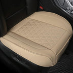 Black Panther Luxury Polyvinyl Car Seat Cover Front Bottom Seat Cushion Cover, Anti-Slip and Wrap Around The Bottom, Fits 95%
