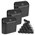 3 Packs Mini Car Trash Can Bin with Lid and 225pcs Trash Bags,Car Garbage Trash Can Storage for Front Back Seat Accessories (3)