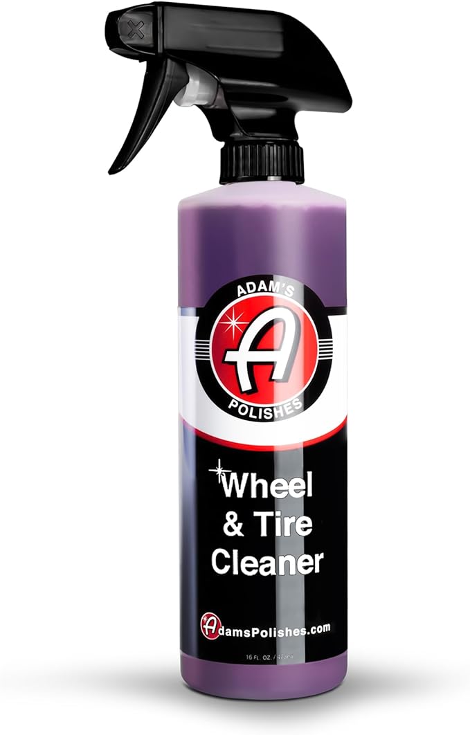 Adam's Polishes Wheel & Tire Cleaner 16oz - Professional All in One Car Wash Wheel Well Cleaning Spray for Car Detailing | Sa