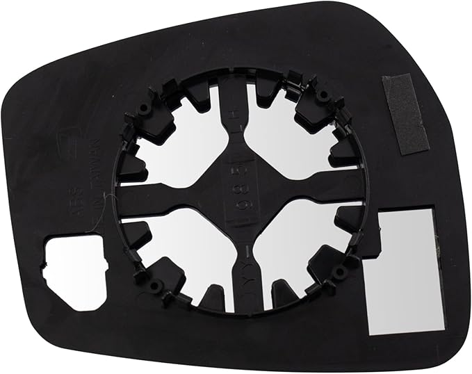 TRQ Driver Side Mirror Glass Non Heated For Factory Equipped Mirrors Only Compatible with 2015-2019 Nissan Versa 2015-2019 Ve