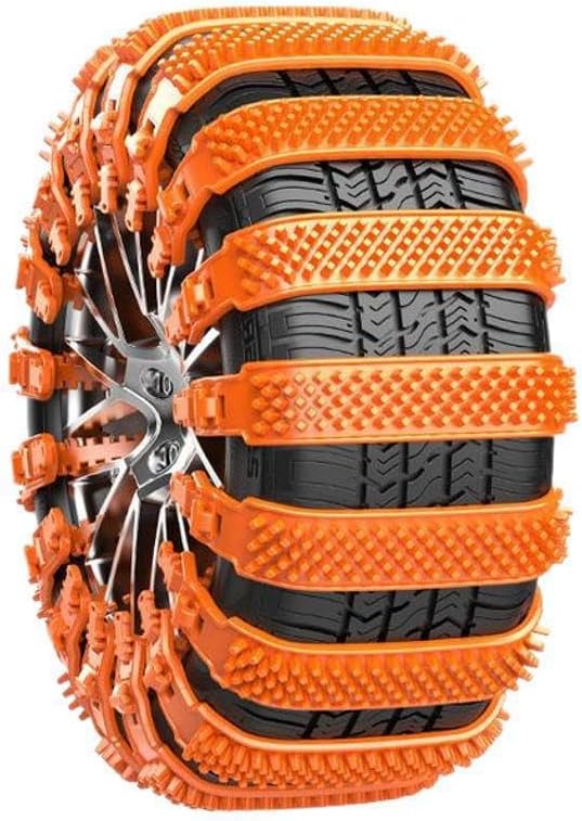 16PCS Snow Chains for Car Tires for BMW M4 2015–2025, Portable Reusable Safety Chains, Helps Improve Traction on Winter and M