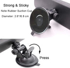 Anti-Glare Rear View Mirror,LECAMEBOR Blue HD Universal Car Interior Rear View Mirror with Adjustable Suction Cup (360° Adjustable Angle)