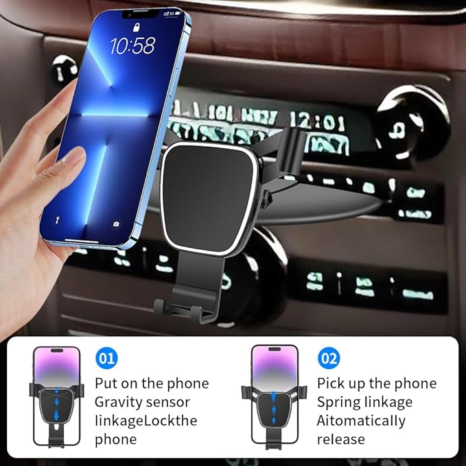 Car Phone Mount Holder For Chevy Chevrolet Express 2000-2025，Malibu 2004-2012，TrailBlazer 2002-2009，Equinox 2005-2009，HHR 2006-2011 Auto Accessories Bracket Interior CD Slot Mount Mobile Cell case
