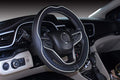Mayco Bell Large Size Steering Wheel Cover Anti-Slip,Safety,Soft,Breathable,Durable,Full Surround,Comfortable Grip Microfiber