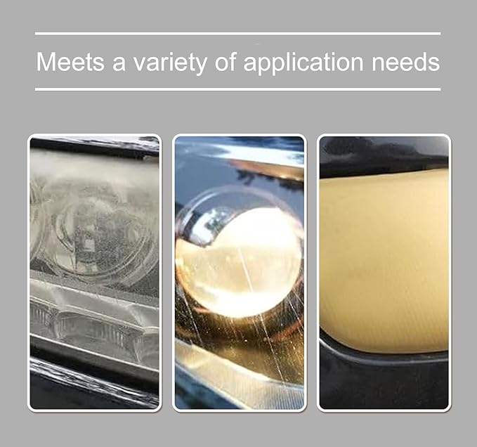 Professional Car Headlight Restoration Kit, Cleaning and Polishing Spray, Multifunctional Headlight Oxidation Remover, for Ve