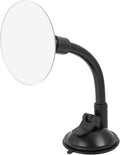 Blind Spot Adjustable Car Mirror Rotate Suction Cup Black Arm Rearview Mirror for All Universal Vehicles