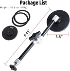 Dual Magnetic Phone Holder for Magsafe, Heavy Duty Phone Mount with 10" Long Magic Arm for Gym/Truck/Tractor/Forklift/Boat, Compatible with iPhone 16 15 14 13 12 Series, Magsafe Cases