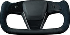 MEWANT Hand Stitched Tesla Model S Yoke Steering Wheel Cover Wrap for Tesla Model S 2021-2023 / Model X 2021-2023 Tesla Yoke Steering Wheel Accessories