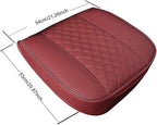 Black Panther 1 Piece PU Car Seat Cover Front Seat Protector Compatible with 90% Vehicles,Embroidery,Anti-Slip & Full Wrappin