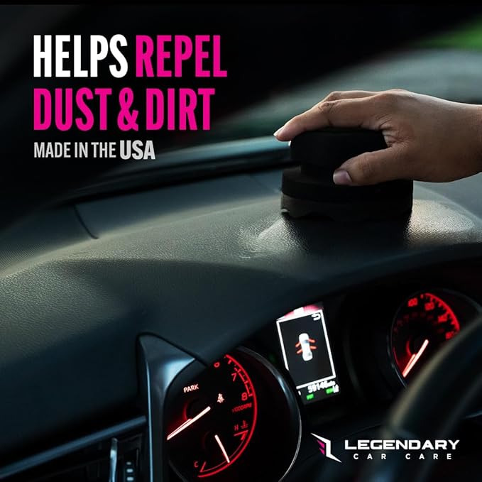 Legendary Gloss Dressing 64oz (Half Gallon) - Tire Shine Spray & Plastic Restorer – Water Based & Non-Greasy Interior/Exterio