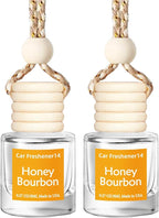 Hanging Car Air Freshener, Long Lasting Scent, Cute Air Fresheners for Women, 2 Pack Non-Toxic Essential Oil Diffuser, Made i