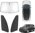 Karltys 3PCS Windshield Sun Shade for 2020-2025 Kia Soul, 210T Reflective Front and Side Window Sunshade Custom Fit Kia Soul, Foldable Sun Visor Protector Blocks Heat UV Rays