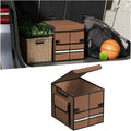 Car Trunk Organizer, Collapsible Multi Compartment Waterproof Sturdy Vehicle Trunk Container Box, Sturdy Automotive Interior S