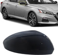 Rear View Mirror Cover Cap, For Nissan Altima 2019-2024 Glossy Black ABS Plastic Glossy Finish Right Passenger Side Mirror Covers Caps Trim Replacement