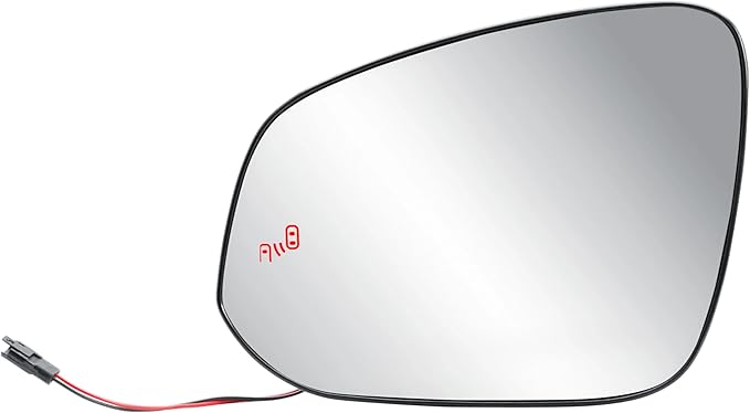 Replacement Driver Left Side Door Mirror Glass Heated and BLIS with Back Plate for Toyota Tacoma 4 Runner RAV4 2014-2023