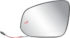 Replacement Driver Left Side Door Mirror Glass Heated and BLIS with Back Plate for Toyota Tacoma 4 Runner RAV4 2014-2023