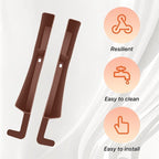 2PCS Car Seat Gap Filler, Anti-Drop Vehicle Console Crevice Blocker with 2 Storage Areas, Seat Side Seam Organizer Plug from Droping, Universal Automotive Interior Accessories (Brown)