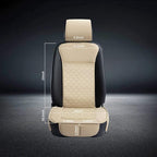 Elantrip Auto Car Seat Covers Leather Car Seat Protector for Women Airbag Compatible Diamond Pattern PU Seat Cover Universal 