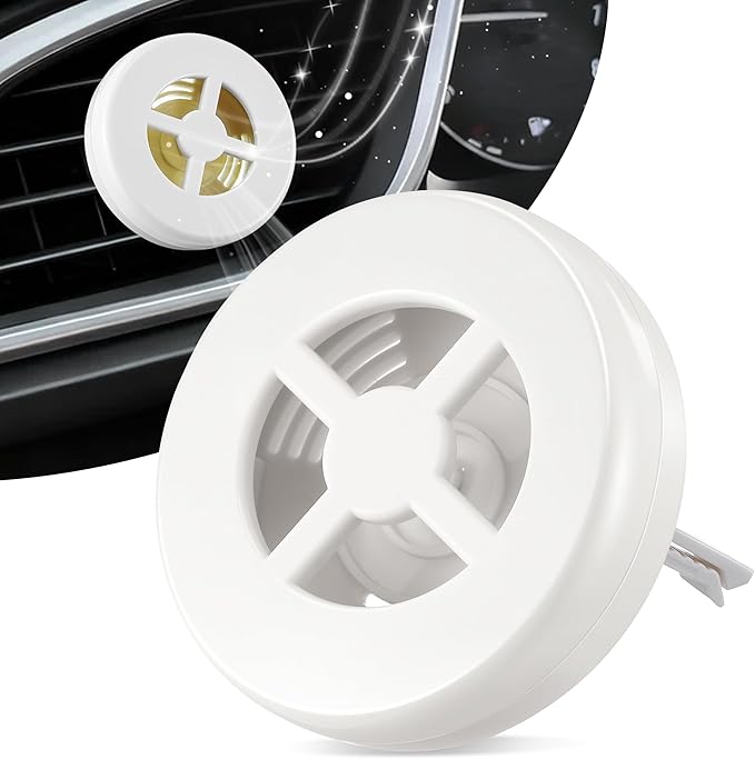 Car Fragrance Holder Compatible with Bath & Body Works Refills (Not Included), Air Freshener Vent Clip or Visor Clip, Refilla