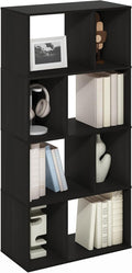 Furinno DALY Book Shelf, 8-Cube Bookshelf, Cube Storage Organizer Bookcase with Irregular Compartments, 11.7 x 23.6 x 49, for