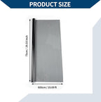 Car Window Tint Film Window Privacy Film Car Carbon 2PLY PET 19.69 ft x 29.53 Inch 1 Pc Black VLT 50% IRR 32% UVR 95%