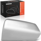 A-Premium Driver Side Rearview Mirror Cover Cap - Compatible with Chevrolet Tahoe Suburban & GMC Yukon XL & Cadillac Escalade, 2021 2022 2023 2024 - Chrome, Without Turn Signal Hole