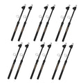 GODESON Heavy Duty Tire Pressure Gauge, Straight-On Dual Head Tire Air Gauge Range 10-150PSI, Extended Tube Tire Gauge Suitable for Semi Truck, RV,and Bus(Pack of 12)