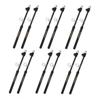 GODESON Heavy Duty Tire Pressure Gauge, Straight-On Dual Head Tire Air Gauge Range 10-150PSI, Extended Tube Tire Gauge Suitable for Semi Truck, RV,and Bus(Pack of 12)