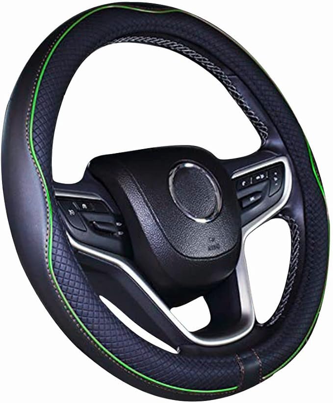 Mayco Bell Small Size Steering Wheel Cover Anti-Slip,Safety,Soft,Breathable,Durable,Full Surround,Comfortable Grip Microfiber