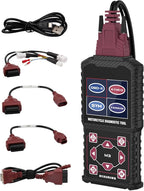 M3-B Motorcycle Diagnostic Tool, OBD2 Scanner for KYMCO 3P, SYM 3P, Yamaha 2/3/4P & OBD2 16P, Motorcycle Code Reader with