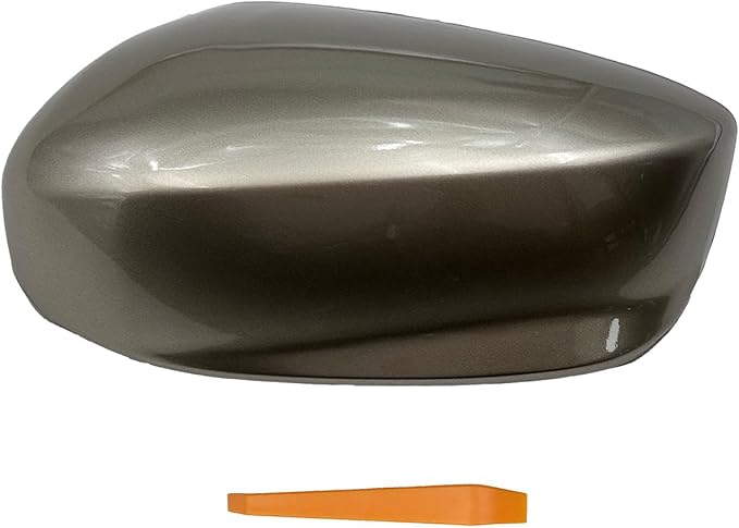 Passenger Right Side Mirror Cover Cap Compatible with Honda Accord 2008-2012 | Bold Beige Metallic (Code: YR-574M) - Gold Champagne | Direct Replacement Door Wing Mirror Housing