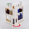 Dutiplus Medicine Organizer 3-Tier Shelves Cabinet Storage Rack Organizer for Holding Vitamins, Supplements, Cosmetics 10.82"
