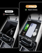 2026 Tucson Center Console Organizer - For 2025-2026 Hyundai Tucson(Limited)/Tucson Hybrid(Blue/SEL Convenience/N Line/Limited) Armrest Box Storage - ONLY Fit 2025-2026 Tucson With Electronic Shift