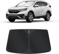 TINGLU Sun Shade for Honda CRV CR-V 2017-2022 Accessories Windshield Sun Shade Window Shade UV Rays Protection Sun Visor Cover with Steering Wheel Sunshade Storage Bag