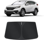 TINGLU Sun Shade for Honda CRV CR-V 2017-2022 Accessories Windshield Sun Shade Window Shade UV Rays Protection Sun Visor Cover with Steering Wheel Sunshade Storage Bag