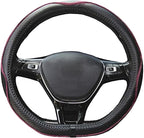 Mayco Bell Flat Bottom Steering Wheel Cover Anti-Slip,Safety,Soft,Breathable,Durable,Full Surround,Comfortable Grip Microfibe