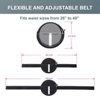 Portable CD Player Holder with CD Case, Water Resistant Fanny Pack with Wrist Strap for Women & Men (6.5inch).