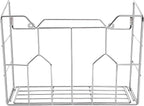 Cididu Kitchen Wrap Organizer Rack Wall Mount, Cabinet Door Organizer Storage, Wall Rack Basket Sturdy Steel Wire, Tall Insid