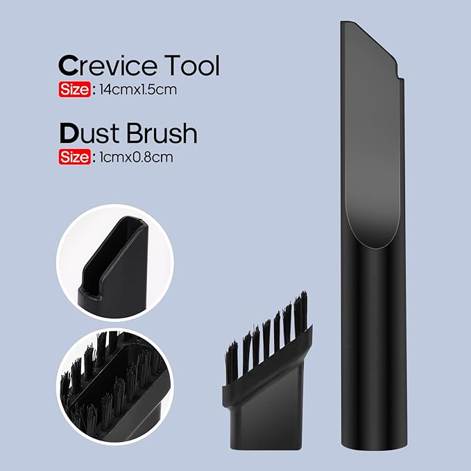 Portable Mini Car Vacuum Cleaner, High Power Cordless(400g) Handheld Rechargeable Vacuum Cleaner for Desk V06