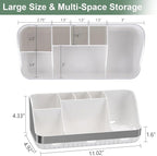 GFWARE Toothbrush Holders for Bathrooms Countertop Organizer - Kids Electric Toothbrush and Toothpaste Holder Detachable 7 Sl
