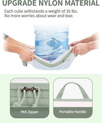 ECOHUB 6 Set Compression Packing Cubes, Lightweight Vacation Travel Essentials, Durable Travel Accessories for Suitcase Carry