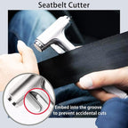 for Tesla Safe Durable 2-1 Car Safety Hammer Window Breaker Breaker Tool w/Seatbelt Cutter - Emergency Escape Glass Hammer - 