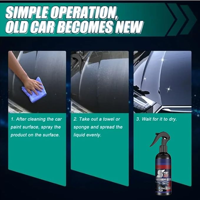 Multi-functional Coating Renewal Agent, Car Coating Agent Spray, Coating Renewal Agent Spray, Car Coating Agent Ceramic 3 in 