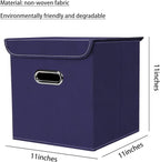 Closet Organizers Fabric Storage Bins With Lids Collapsible Cube Storage Organizer Basket With Handles,Storage Boxes for Clot