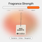 DedCool Air Freshener | Red Dakota | Hanging Odor Eliminator for Cars, Closets & Drawers | Clementine, Gardenia, Woods, Amber