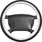 MEWANT Hand Sewn 3D Style Steering Wheel Cover Wrap for Ford Mustang 1994-2004 Steering Wheel Accessories for Ford Mustang 1994-2004