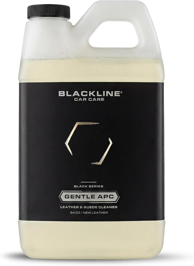 Blackline Car Care - Gentle APC - Streak free total Interior Cleaner and Protectant, Safe for Cars, Motorcycles & More. Leath