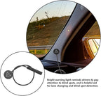 Mobestech Car Blind Spot Monitoring Light with Line-Connected Sensor for Lane Change Assistance and Enhanced Driving Safety E